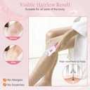Glabrouse Skin Epilator, 2025 New Glabrouse Skin Hair Remover for Women with LED, Smooth Glide for Women Facial Hair, Glabrouse Skin epilator for face/Lip/Arm/Bikini Area/Leg/Armpit