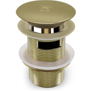 FerdY Pop-up Drain for Freestanding Bathtub, Brushed Gold Finish, cUPC Certification, Freestanding Bathtub Drain Stopper