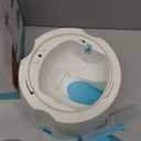 PETGEEK Dog Treat Dispenser with Button, Automatic Dog Feeder with Remote Control and Dual Power Supply, Dogs Puzzle Toys and Interactive Pet Stimulation Toys for Indoor/Outdoor Play (Blue)