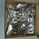 Ravinte 30 Pack Hidden Hinges Soft Close Surface Mount Kitchen Cabinet Hinges, No Pre-drilled for Kitchen Cupboard