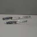 DELFINA Professional 2 Piece BBQ Knife Set, Japanese Style Premium Stainless Steel Chef Knife Set W/SoftGrip Handle, Multi-Purpose Slicing & Boning Knife Set for Kitchen Home Restaurant