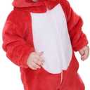 Baby Animal Costumes Toddler Halloween Dress Up Outfit (12-18 Months/Height 29"-31", Red and White Dinosaur)