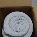 Travel Pillow, 100% Pure Memory Foam Travel Neck Pillow Airplane Neck Support Ergonomic Design for Traveling Suitable for Airplanes,Offices and Cars-Cooling Silk Light Grey Cover