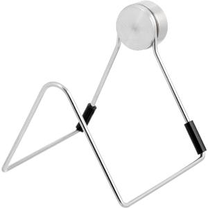 Luxshiny Magnetic Sponge Holder for Kitchen Sink Stainless Steel Sponge Drying Rack Space-Saving Dishwashing Cloth Holder Rustproof & Waterproof in Sink Organizer, Easy Install, Silver