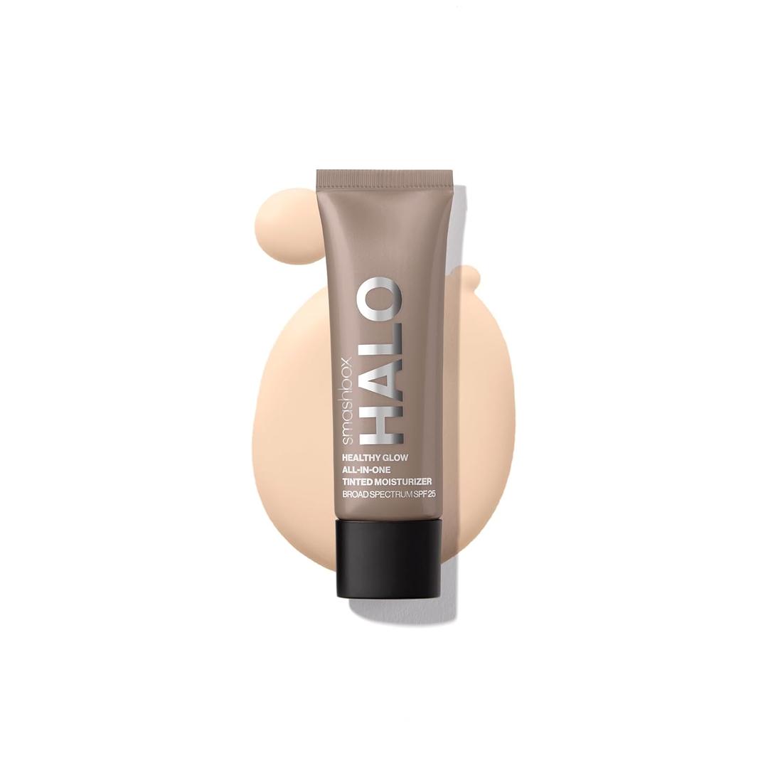 Smashbox Halo Healthy Glow All-In-One Tinted Moisturizer SPF 25 | Hydrating, Long Wearing, Tinted Moisturizer with SPF | Hyaluronic Acid