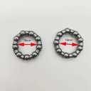 2 x Bicycle Bottom Bracket Cup Set for 3-Piece Cranksets