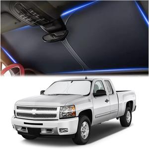 Sunshade for Car Windshield,240T Thickened Windshield Sun Shade for Blocking 99% Sunlight & Heat,Summer Car Essentials Sun Cover for Car Windshield Fits,Truck,SUV (XL (59*31.5 inch))