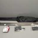 10FT Dust Barrier Poles Kit, 4 Pack, Extendable, 2 Zippers & Carry Bag