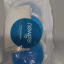 NEWGO Small Ice Packs for Injuries, 6 Pack Round Ice Packs for Face, FSA Eligible, Hot Cold Pack Circular Cold Compress with Cloth Backing & Sleeve for Pain Relief, Toothaches