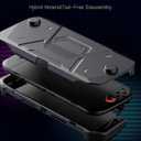 for Switch 2 Grip Case - Scratch & Drop Resistant Protective Case with Ergonomic Grips | Hard Screen Cover for Enhanced Full Protection, Travel & Handheld Use (Black)