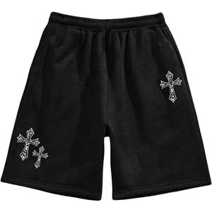 WDIRARA Boy's 2 in 1 Shorts Cross Graphic Workout Basketball Shorts with Compression Liner, Size 14Y
