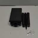 EMANER Motion Solar Lights Outdoor, Solar Floodlight, Stay On or Motion Sensor Mode, Dusk to Dawn Security Light, Landscape Spotlights for Garage Fence Driveway Solar Powered, 1-Pack