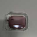 DGege for Airpods Pro 2nd Generation Case Cover Compatible with Airpod Pro Case Cover, Leopard Engraved Skin Cover Compatible with Apple Airpods Pro 2nd/1st Case,Front LED Visible, Smoke Violet