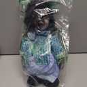 TOYANDONA Outdoor Decor 1Pcs Halloween Scary Doll, Sound- Activated Walking Doll Halloween Glowing Creepy for Haunted House Decor (Without Battery) Haunted (Black+blue)