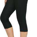Conceited Jeggings for Women with Pockets - High Waist - Tummy Control Shaping - Regular and Plus Size (12-18, Black)