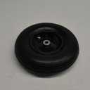 13 Inch 1 PC Rubber Pneumatic Replacement Tires and Wheels 4.00-6 with 5/8'' Axle Bore Hole, Inflated Air Wheel for Wheelbarrow/Wagon/Hand Truck/Trolley/Garden Scooter etc. (13x400-6Air-ribbed-1pack)