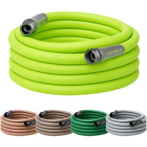 Flexzilla Garden Hose with SwivelGrip, 5/8 in. x 50 ft., Lightweight AllWeather Water Hose, Durable and Flexible, LeakFree Connections