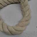 10ft Natural Twisted Cotton Rope Strong Triple-Strand Rope for Sports, Crafts, Indoor Outdoor Use Tug of War Rope