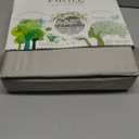 Linen Closet Luxury Cotton 400 Thread Count Cotton Sateen 4-Piece Sheet Set, Queen, Taupe