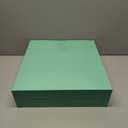 Berry&Bird Galvanized Metal Serving Tray with Handles, Round Metal Tray 14.97''D for Serving Indoor & Outdoor, Decorative Tray for Garden, Kitchen, Pantry, Wedding, Christmas, Easter (Green Robin)