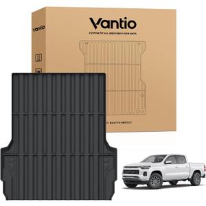 Truck Bed Mat for 2023-2024 2025 2026 Chevy Colorado & GMC Canyon 5FT Bed, Custom Fit TPE Bed Liner, Heavy Duty All Weather Cargo Bed Protection, Anti-Slip, Waterproof, Easy to Clean