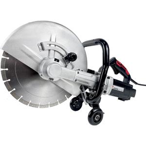 JACKCHEN 14 Inches Concrete Saw Electric Powered 3000W Cut-Off Saw, 110V 4.8" Cut Depth and Electric Grinder With Diamond Blade