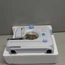 Portable Sewing Machine for Beginners, Mini Electric Sewing Machine with 12 Stitches 2 Speeds Foot Pedal, Dual Power Small Handheld Sewing Machine for Home Travel Easy to Use Blue Maquina de Coser