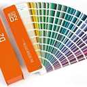 RAL D2 Color Chart, 1,825 Colors, Semi-Matte, 5 Languages