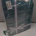 2 Tier Ceramic Fruit Bowl for Kitchen Counter, Tiered Fruit Basket for Countertop, Modern Multi Layer Fruit Display Stand for Party, Cute & Small (Gold&White)