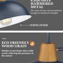 Dusk to Dawn Barn Lights, HWH Modern Exterior Wall Sconce Light, Outdoor Barn Wall Sconce Porch Light Fixture, Hammered Metal Shade, Dark Blue Finish, 5HZG70B-PC SF