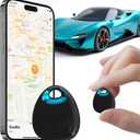 GPS Tracker for Vehicles Cars Kids & Pets Real-Time Global Coverage No SIM Card/No Subscription Long Standby Mini Waterproof Portable Tracking Device for Dogs Elderly & Assets (Android & iOS)