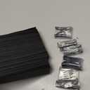 Redi Shade No Tools Original Blackout Pleated Paper Shade Black, 36" W x 72" L, 6 Pack
