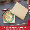 2 x Giraffe Ornament - Giraffe Ornaments for Christmas Tree, Animal Christmas Ornaments - Wood Ornament