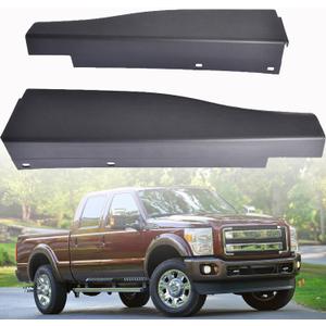 Right Left Side Flex Step Tailgate Molding Trim Cap Black Replacement for 2010-2016 F250 F350 8C3Z9941018AA 8C3Z9941019AA