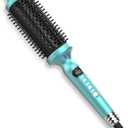 1 3/4 Inch Thermal Brush Negative Ion Heated Round Brush Dual Voltage 12 Temperature Settings Curling Hairbrush for Long Hair (1.75 Inch Barrel 2.3 Inch Bristles)