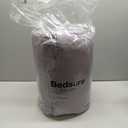 Bedsure Super King Plus Comforter Set, Grayish Purple Soft Prewashed Bedding for All Seasons, 3 Pieces GentleSoft Bed Set, 1 Lightweight Comforter (128"x120") and 2 Pillowcases (20"x36")