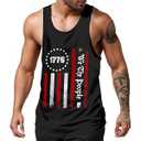 FLNEOO Mens Tank Tops Summer Beach UPF 50+ Quick Dry Graphic Sleeveless Workout Shirts Hawaiian Tank Tops for Men L