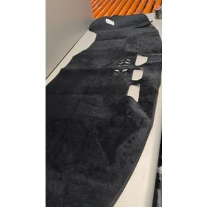 Black Dashboard Cover, Velvet Material, Size 50×22"