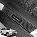 ZZEQYG 4 Pcs Door Sill Protector for Jeep Grand Cherokee (Not for L Model) 2022-2025 2026 Accessories ABS Material Door Sill Guards Trim