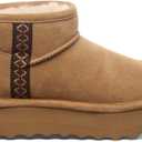 BEARPAW Women's Retro October Boot | Women's Ankle Boot | Slip On Boot | Comfortable Winter Boot | Multiple Colors & Sizes, 7