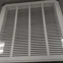 Return Air Filter Grille 20x20,Air Return Vent Cover Grill for 20"W x 20"H Duct Opening,Steel HVAC Vent Covers for Wall and Ceiling,Holds 1" Thick AC Filter
