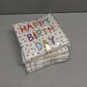 50 Pieces Birthday Napkins Disposable Birthday Party Napkins 13 x 13 Inches, Paper Cocktail Napkins Decorations for Baby Shower Party, Pack Of 4