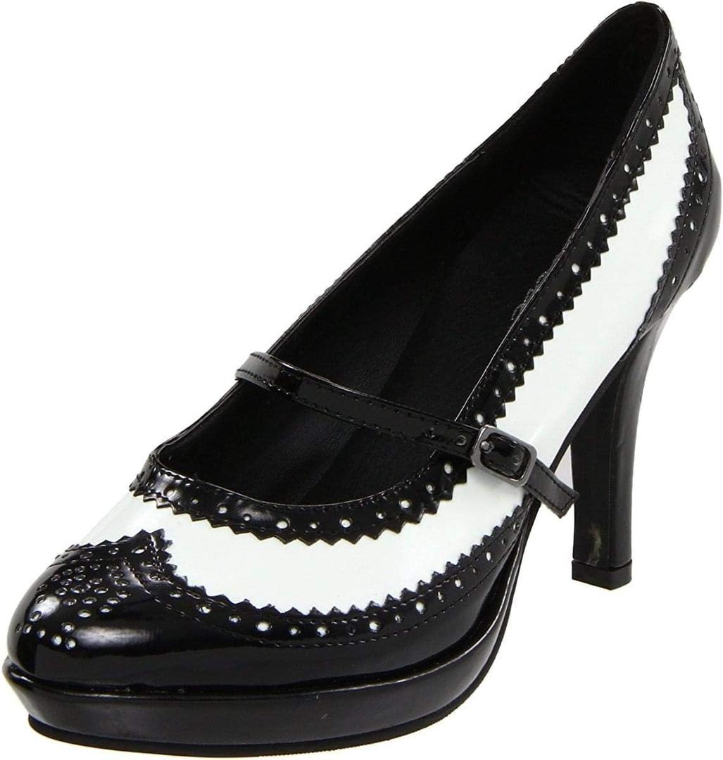 Ellie Shoes Women's 414-Flapper Pump (6, Black)