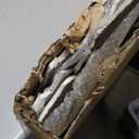 3D Stone Wall Panels, 4PCS PU Faux Stone Panels 47.24"x23.62", 3D Lightweight Wall Panels for Interior Wall Decor, Waterproof Stone Texture Panels for DIY, TV Wall, Bedroom, Living Room, Office & Home (Cement Gray)