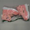 HOBIBEAR Boys Girls Toddler Snow Boots Waterproof Slip Resistant Outdoor Winter Shoes(Toddler/Little Kids/Big Kids) (8.5 Toddler, Peach Pink)