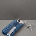 Deepsoon Heating Pad,Electric Heating Pads for Back,Neck,Abdomen,Moist Heating Pad for Shoulder,Knee,Arms,Legs,Dry/Moist Heat & Auto Shut Off,Christmas Gifts for Men and Women,Blue,24x12 Inch