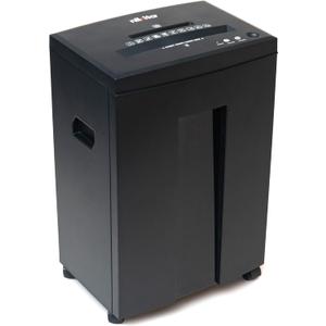 Nikita Paper Shredder | Cross-Cut 18-Sheet Heavy-Duty Shredder for Home Office Use | Ultra-Quiet Operation, Easy-Empty Clear Wastebasket, Shreds Credit Cards, Staples & CDs | ETL Certified