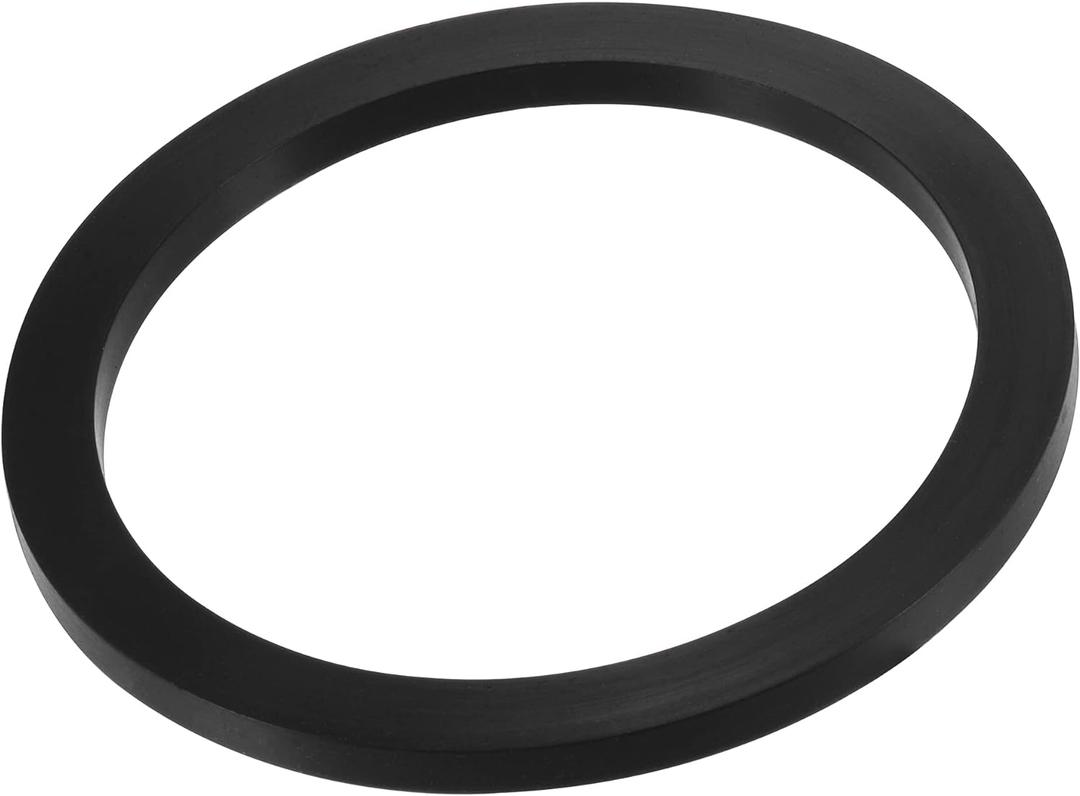 MECCANIXITY Nitrile Rubber Flat Washer 4 Inch DN100 Gasket for Wrench Type Quick Connector, Black
