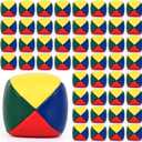 50 PCS Juggling Balls for Beginners,Colorful Juggling Balls Bulk,Soft Durable and Easy for Beginners Juggle