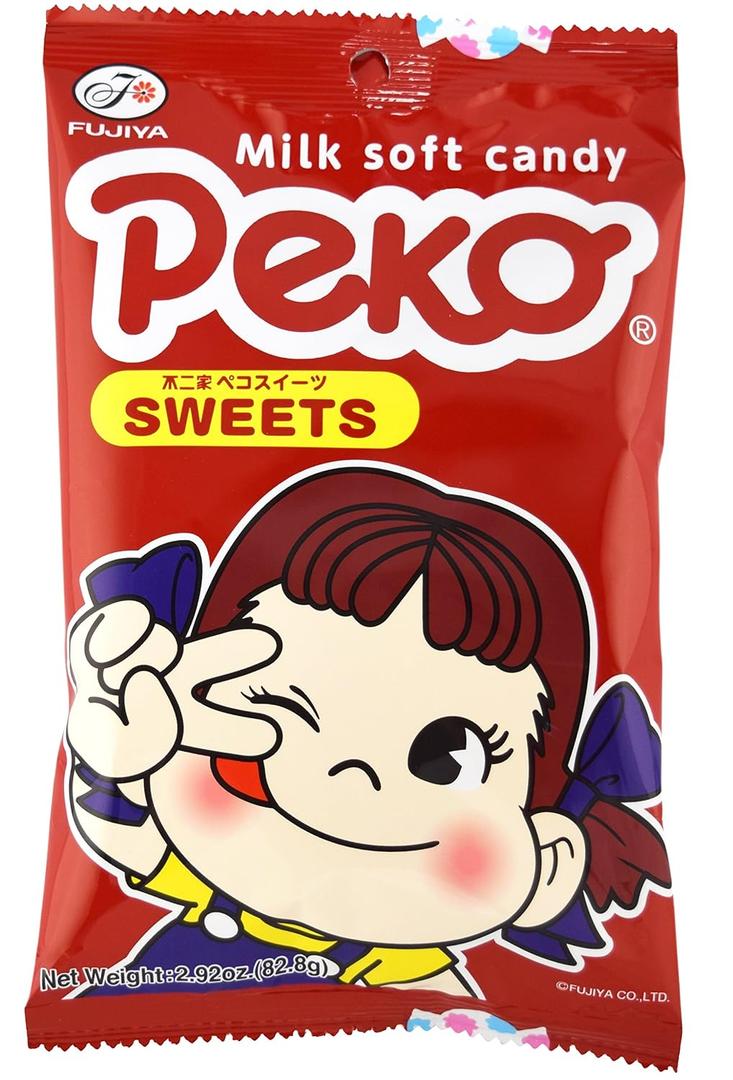 Fujiya Peko Sweets Milk Soft Candy 2.92oz (EXP 04/14/25)